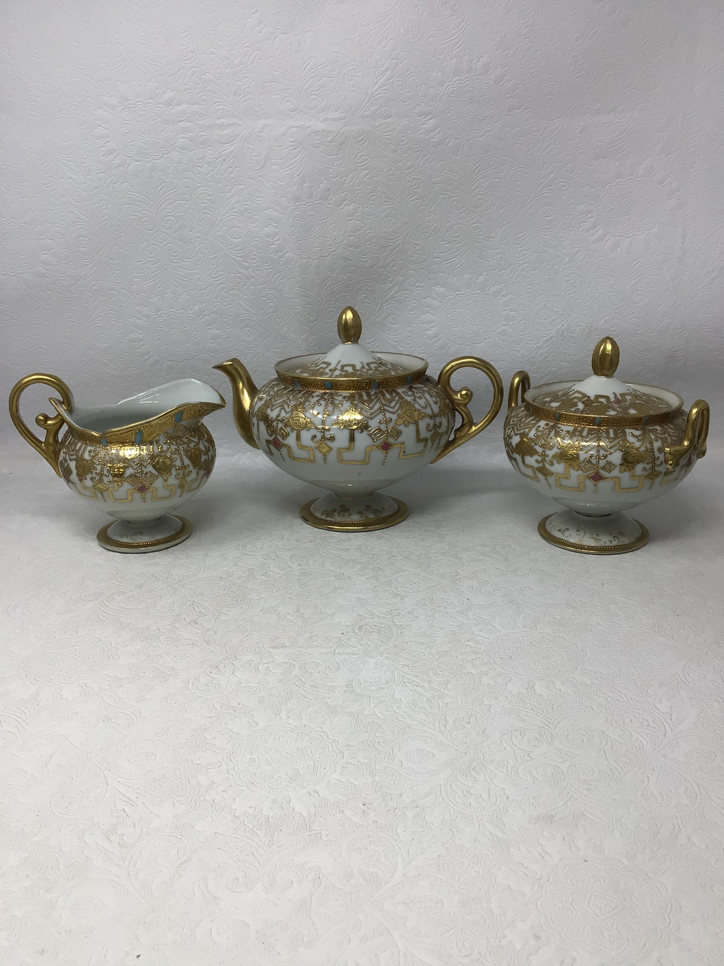 17 Piece Vintage Nippon Tea Set