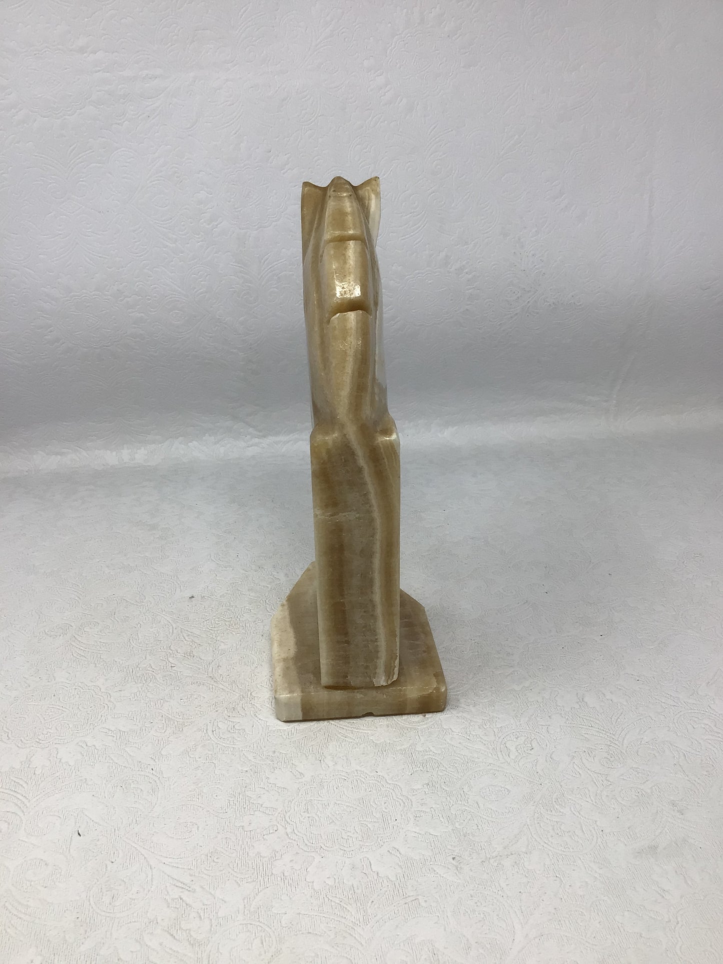 Vintage Onyx Horse Head Bookend