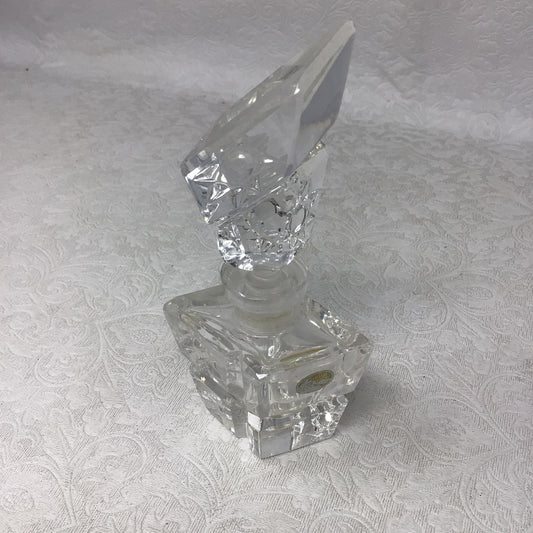 Vintage Lead Crystal Perfume Bottle