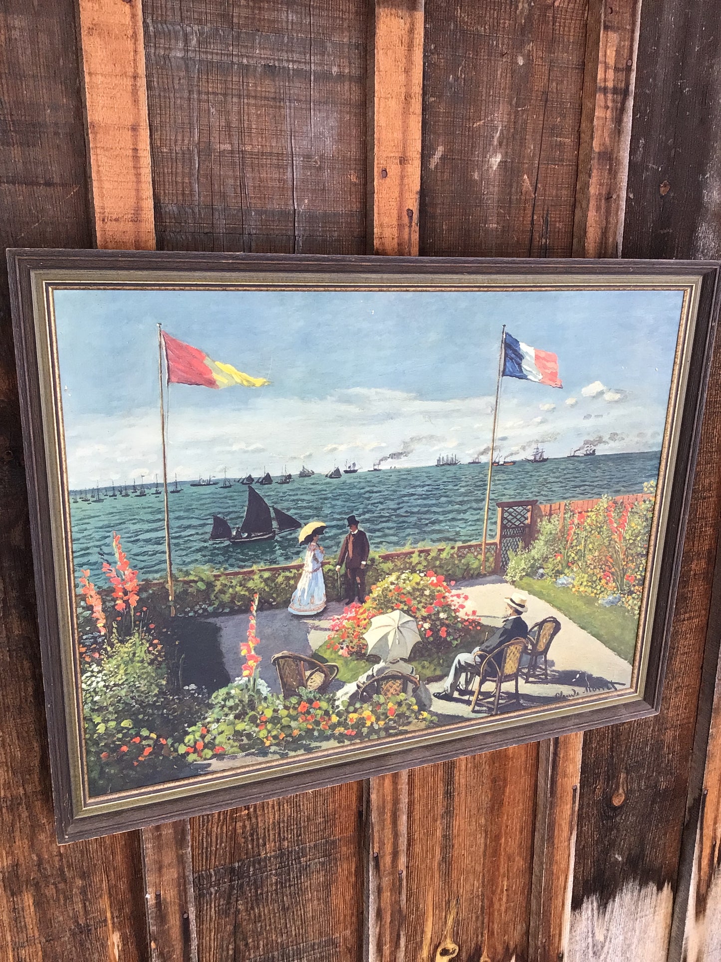 “Garden at Sainte-Adresse” by Claude Monet