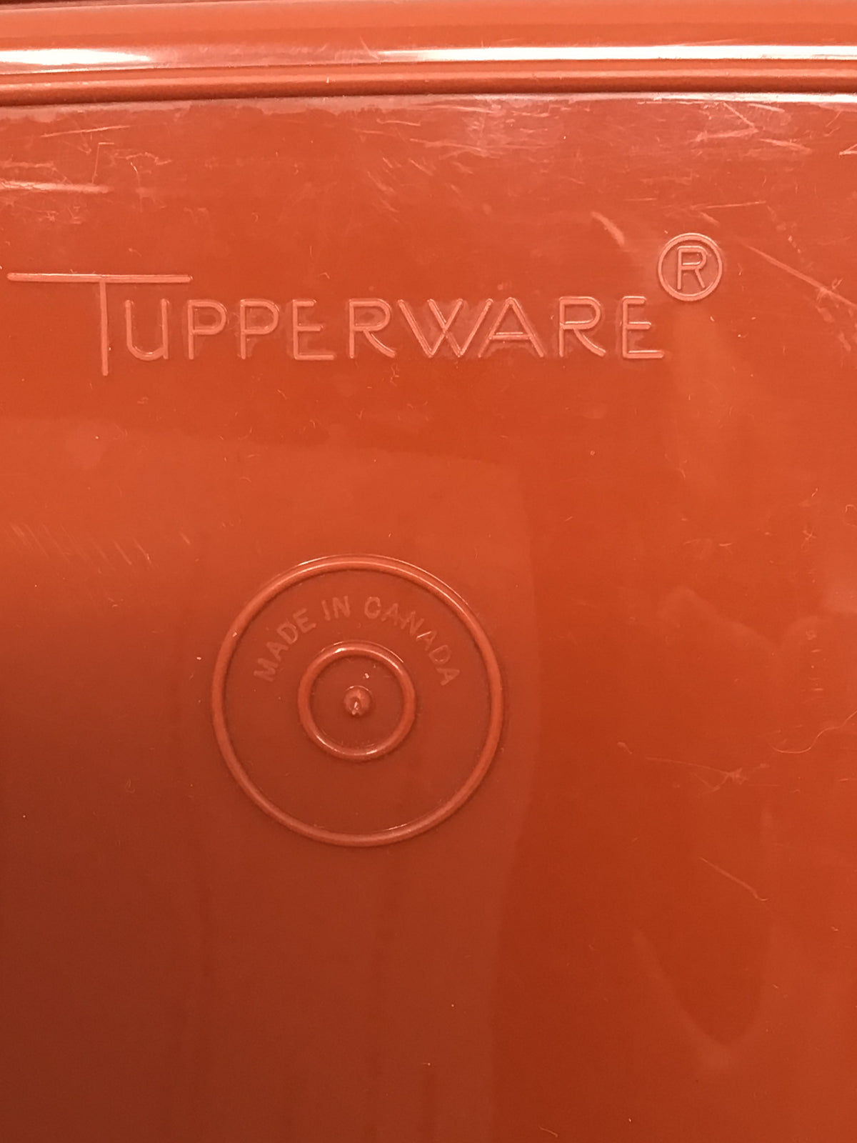 Vintage Paprika Tupperware Set