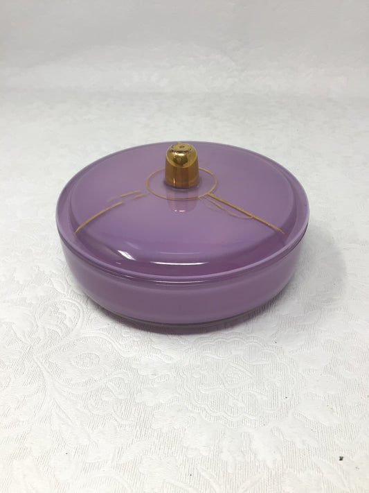 Cambridge Glass Heliotrope Purple Console Bowl