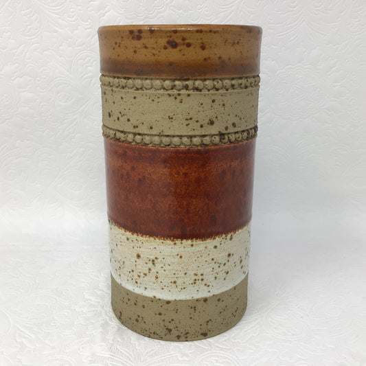 Vintage Denby Potter’s Wheel Stoneware Vase