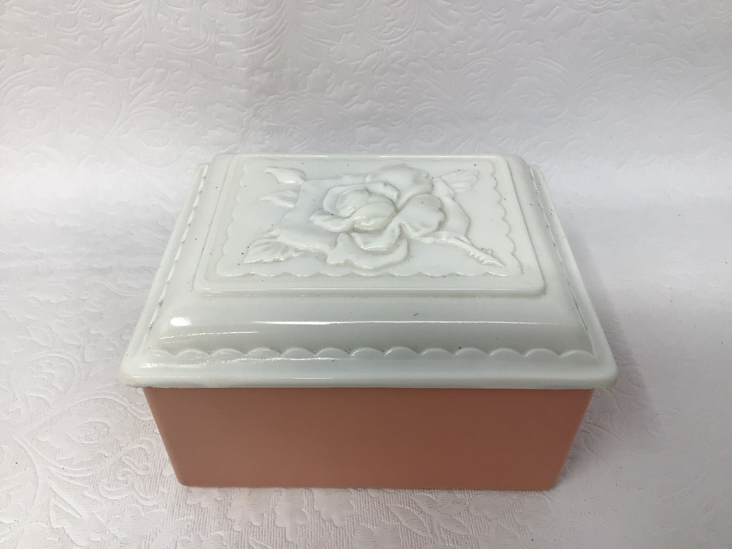 Mid Century Anchor Hocking Trinket Box