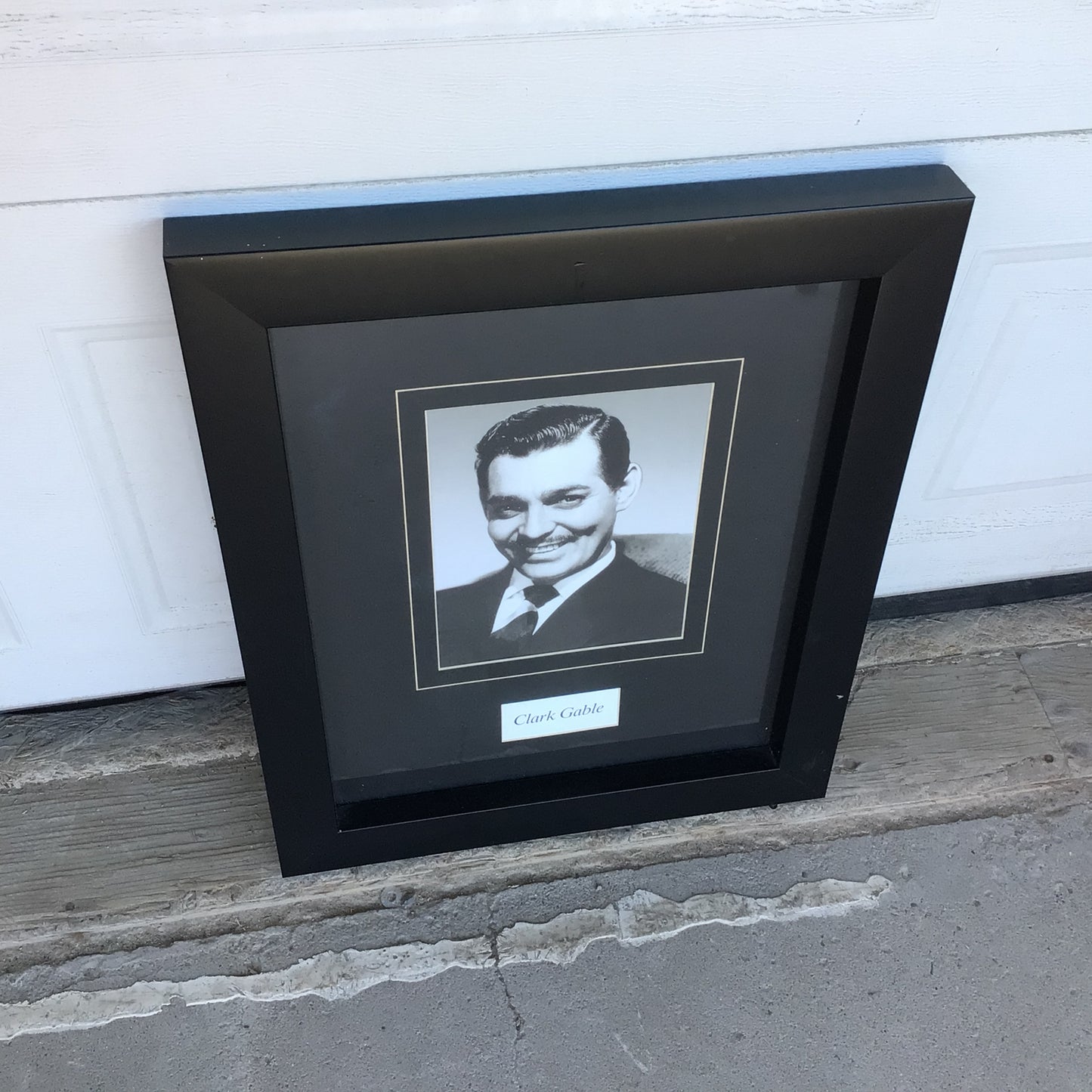 Framed and Matted Print of Clark Gable