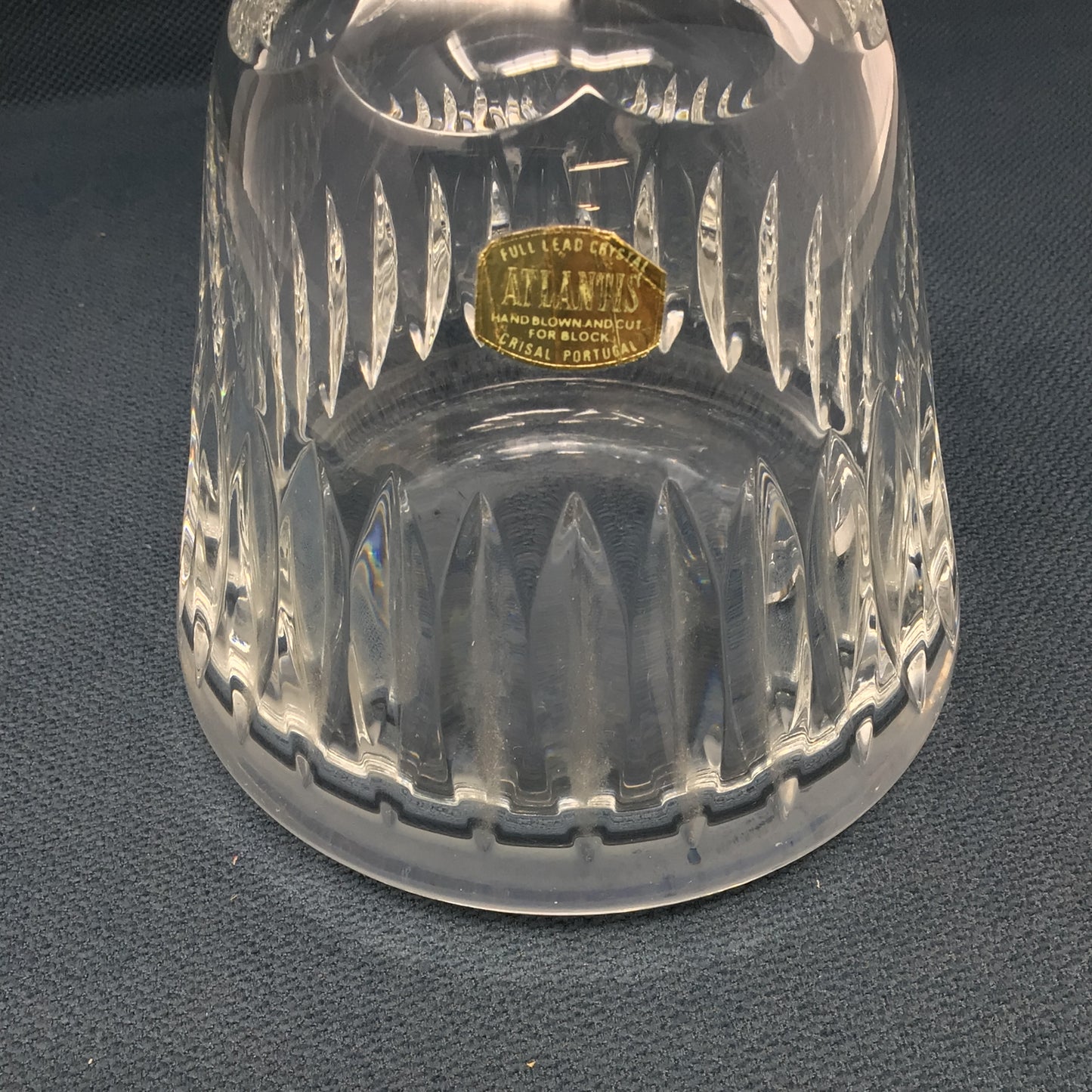 Vintage Atlantis Lead Crystal Decanter