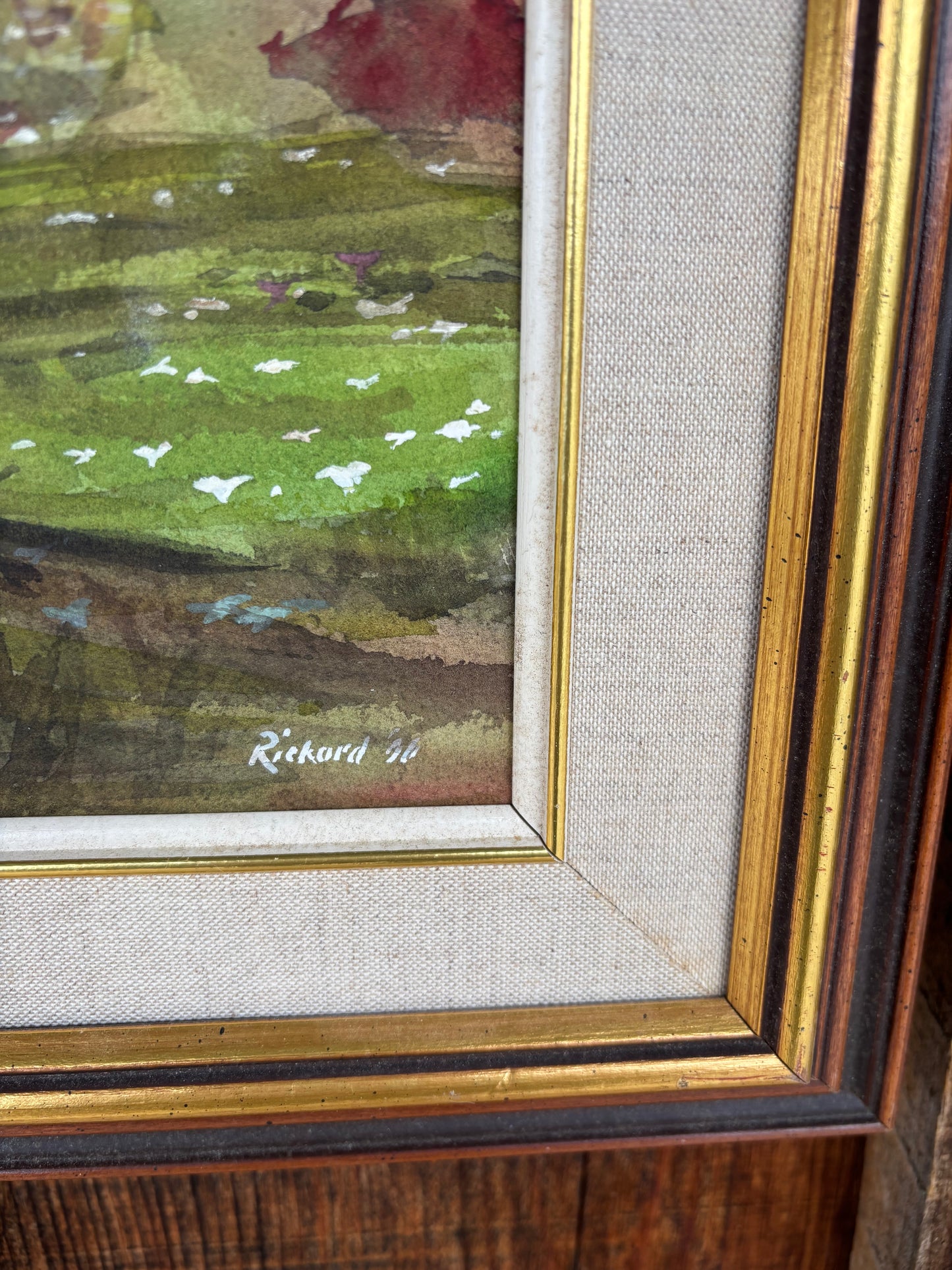 Watercolour Summer Forest by Douglas Rickard