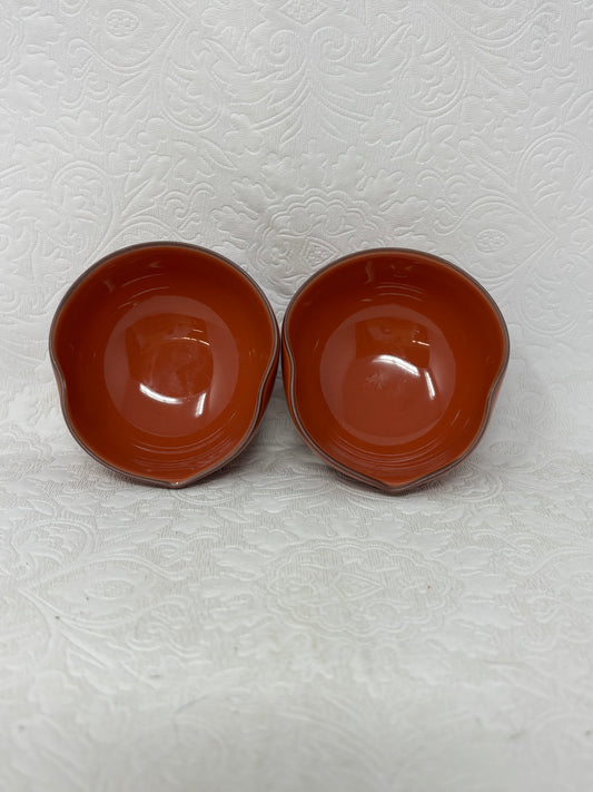 Red Lacquered Katakuchi Mini Japanese Dishes