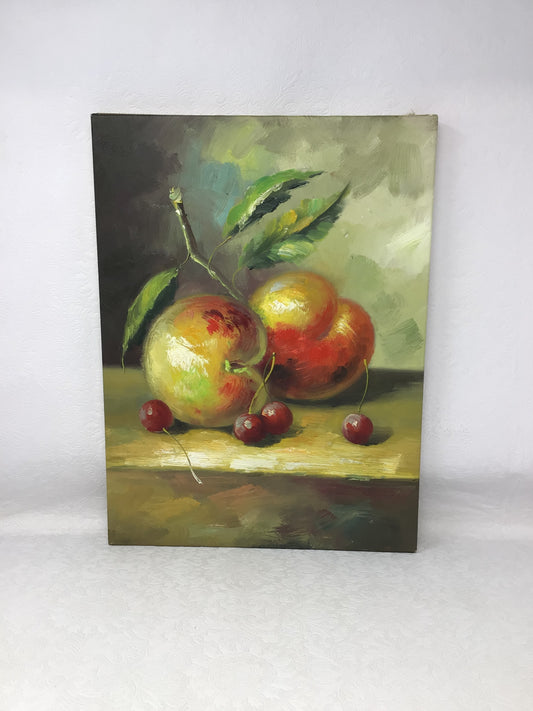 “Two Peaches” Still Life