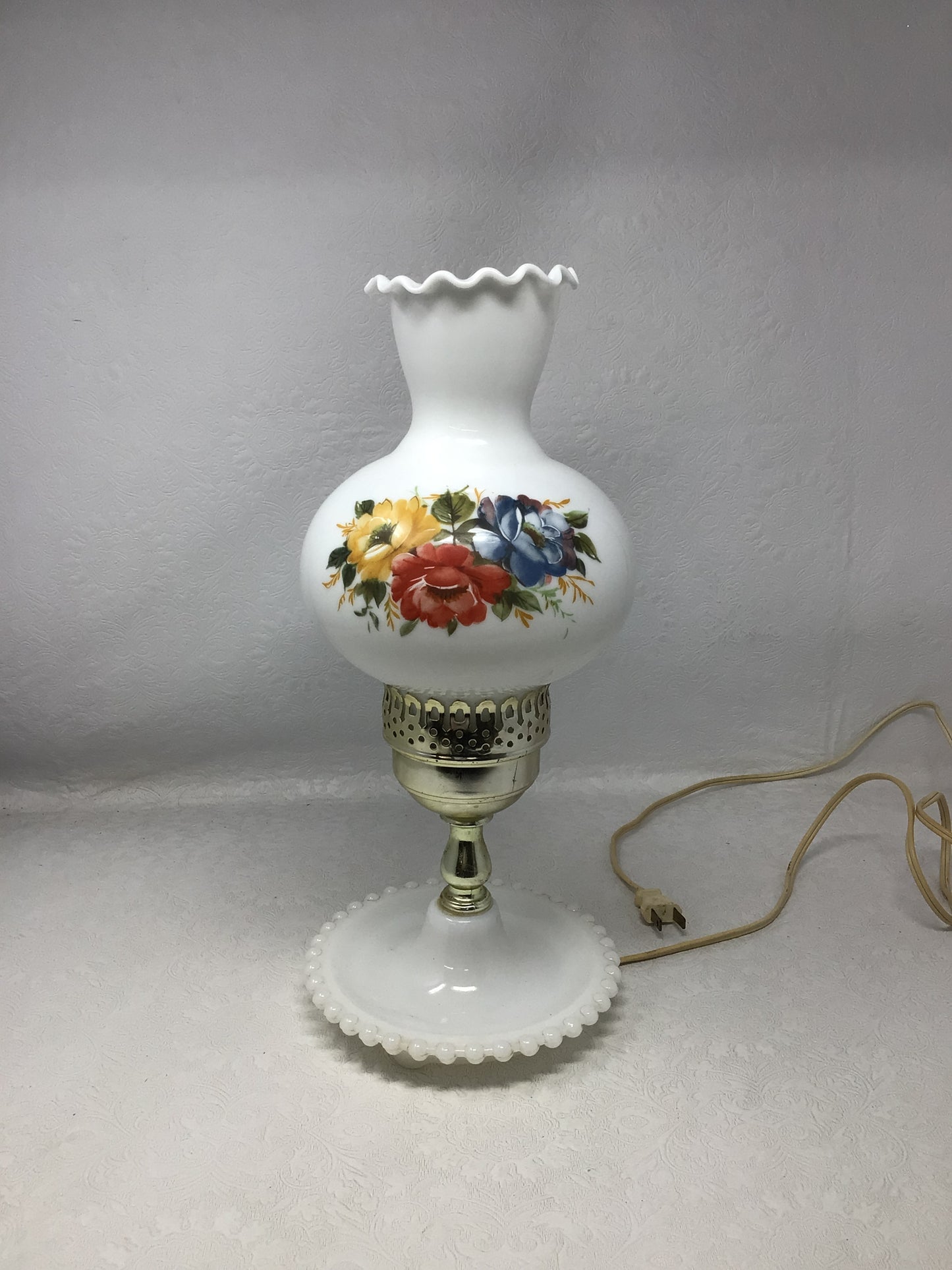 Vintage Electrified Hurricane Table Lamp