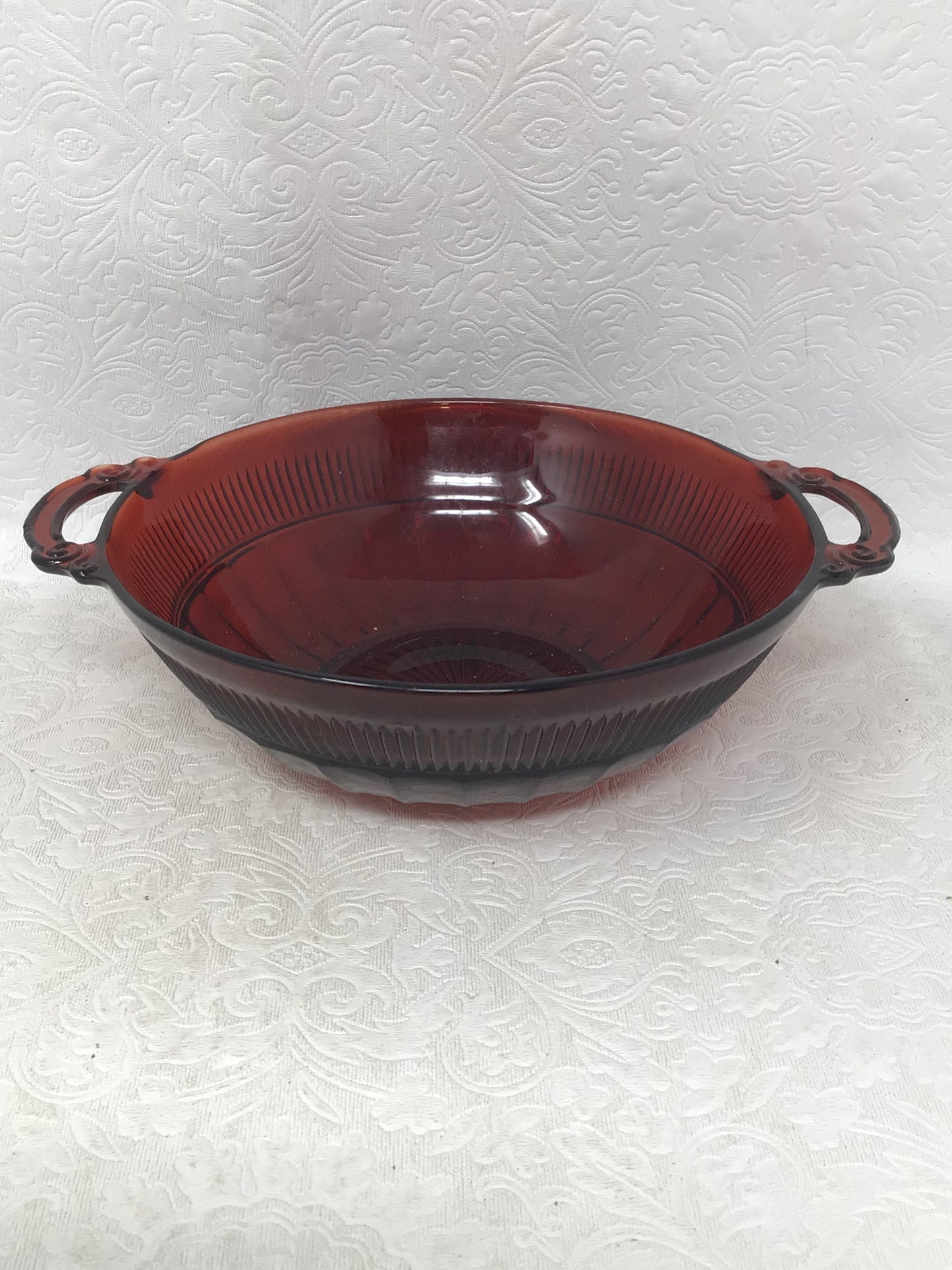 Vintage Anchor Hocking Royal Ruby Red Glass Bowl