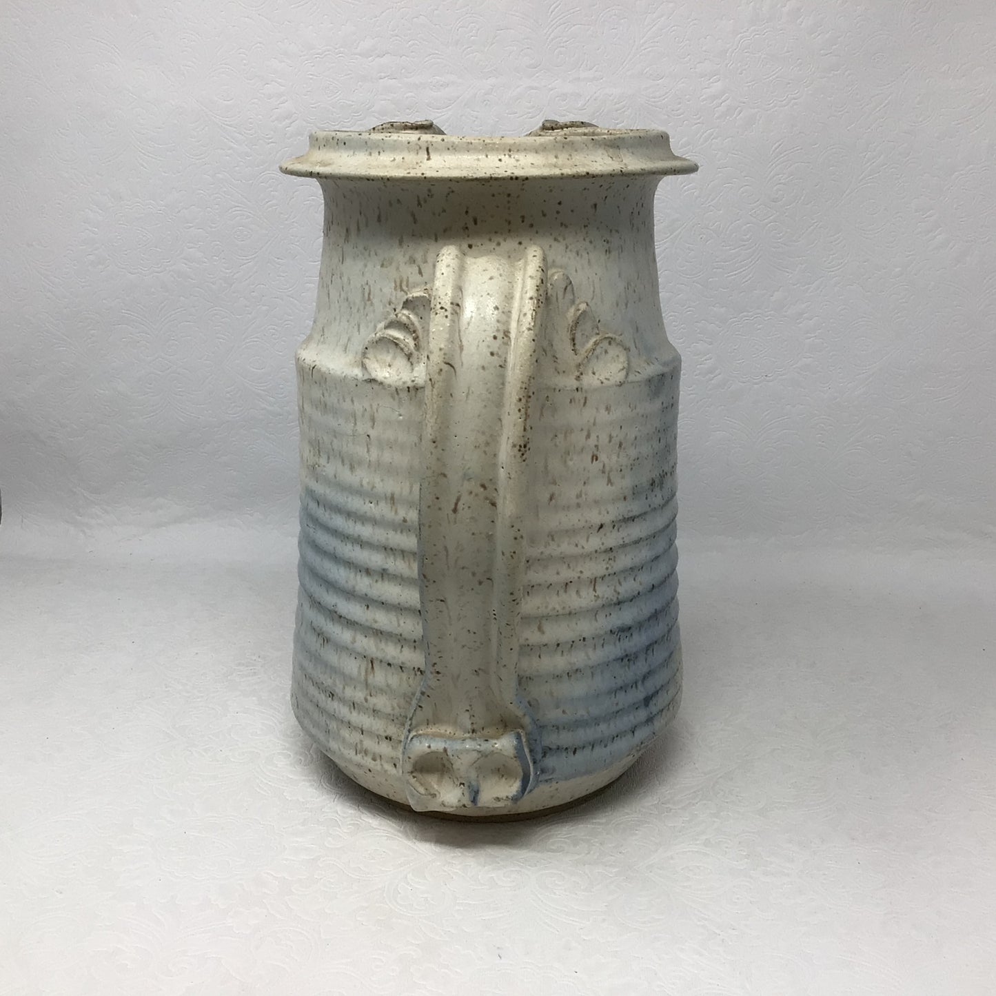 Two-Toned Hand Thrown Pottery Jug