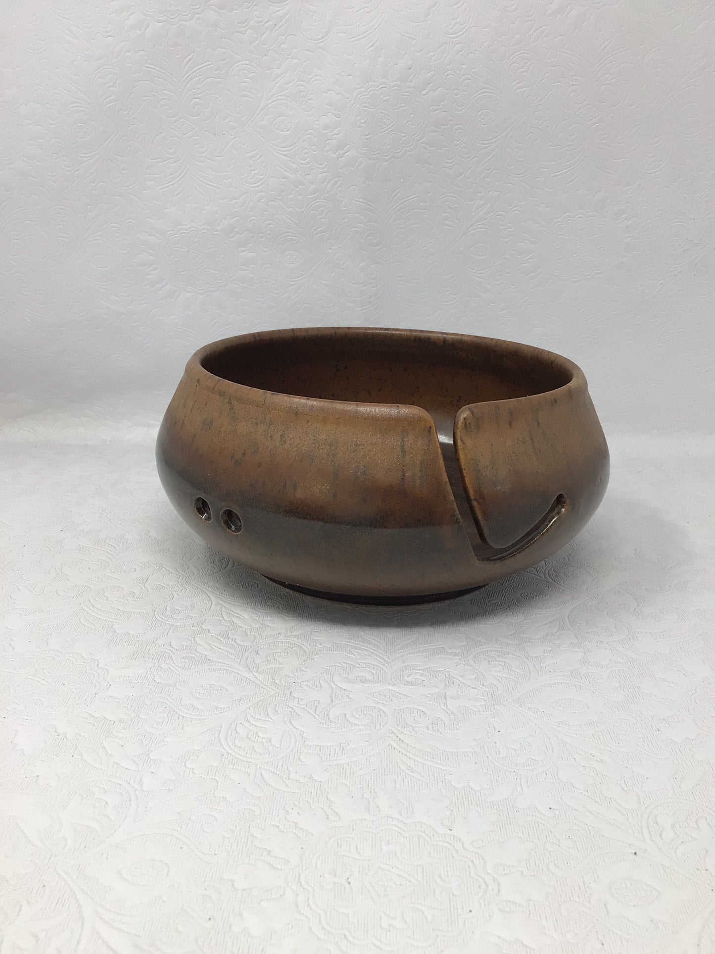Hand Made Pottery Yarn Bowl