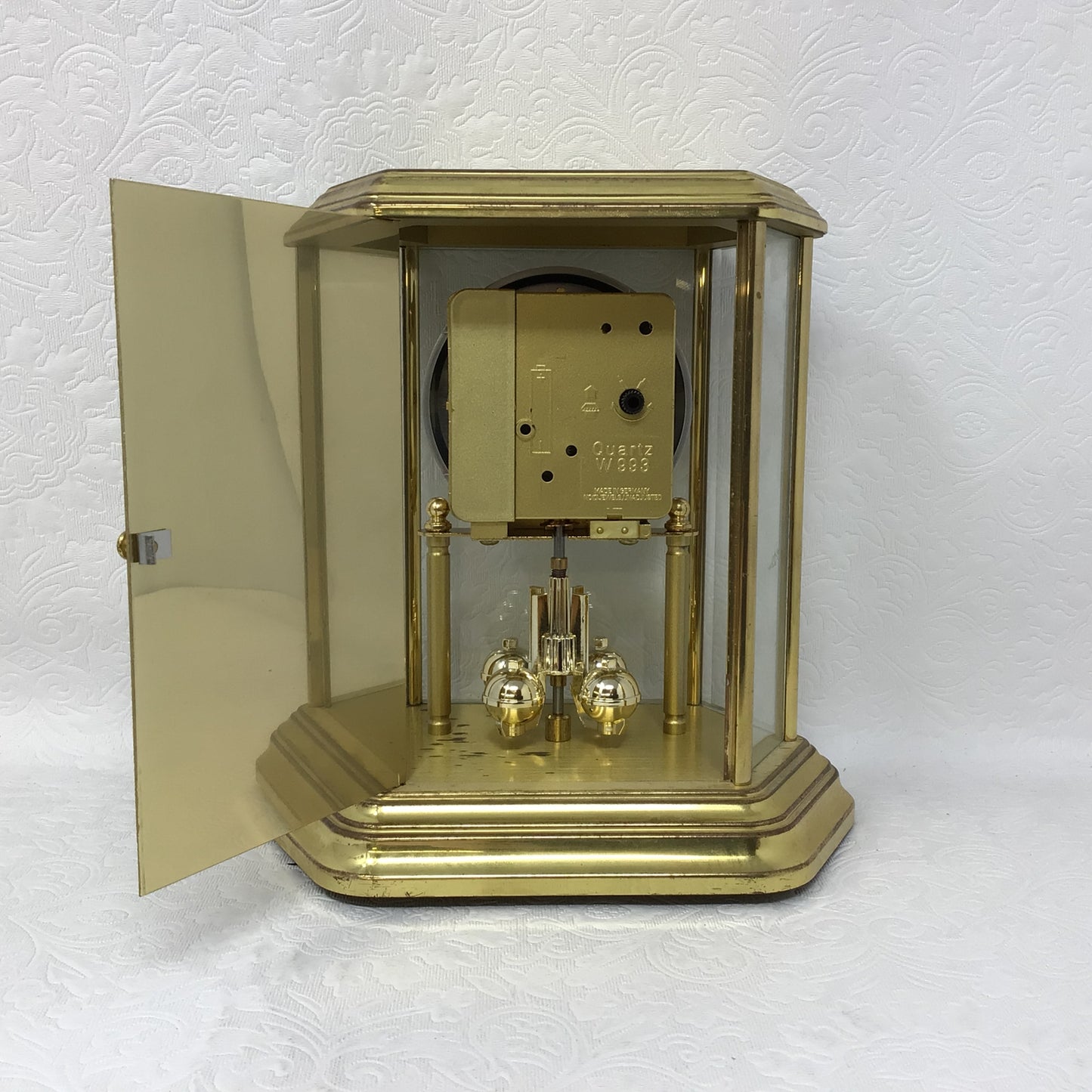 Vintage Gold Ergo Quartz Mantel Clock