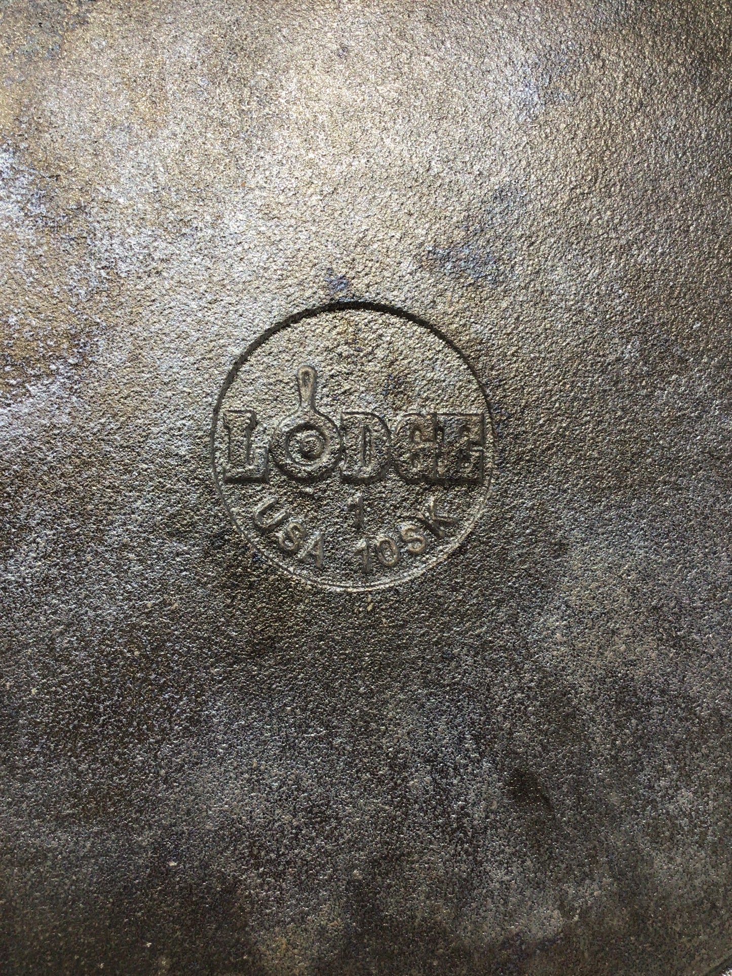 Vintage Lodge Cast Iron Frying Pan