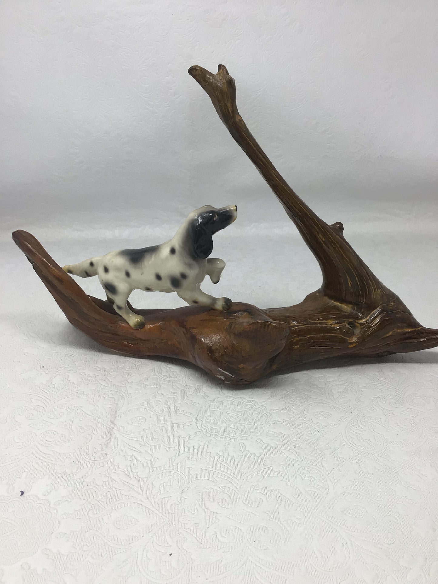 Vintage Ceramic Hunting Dog Figurine