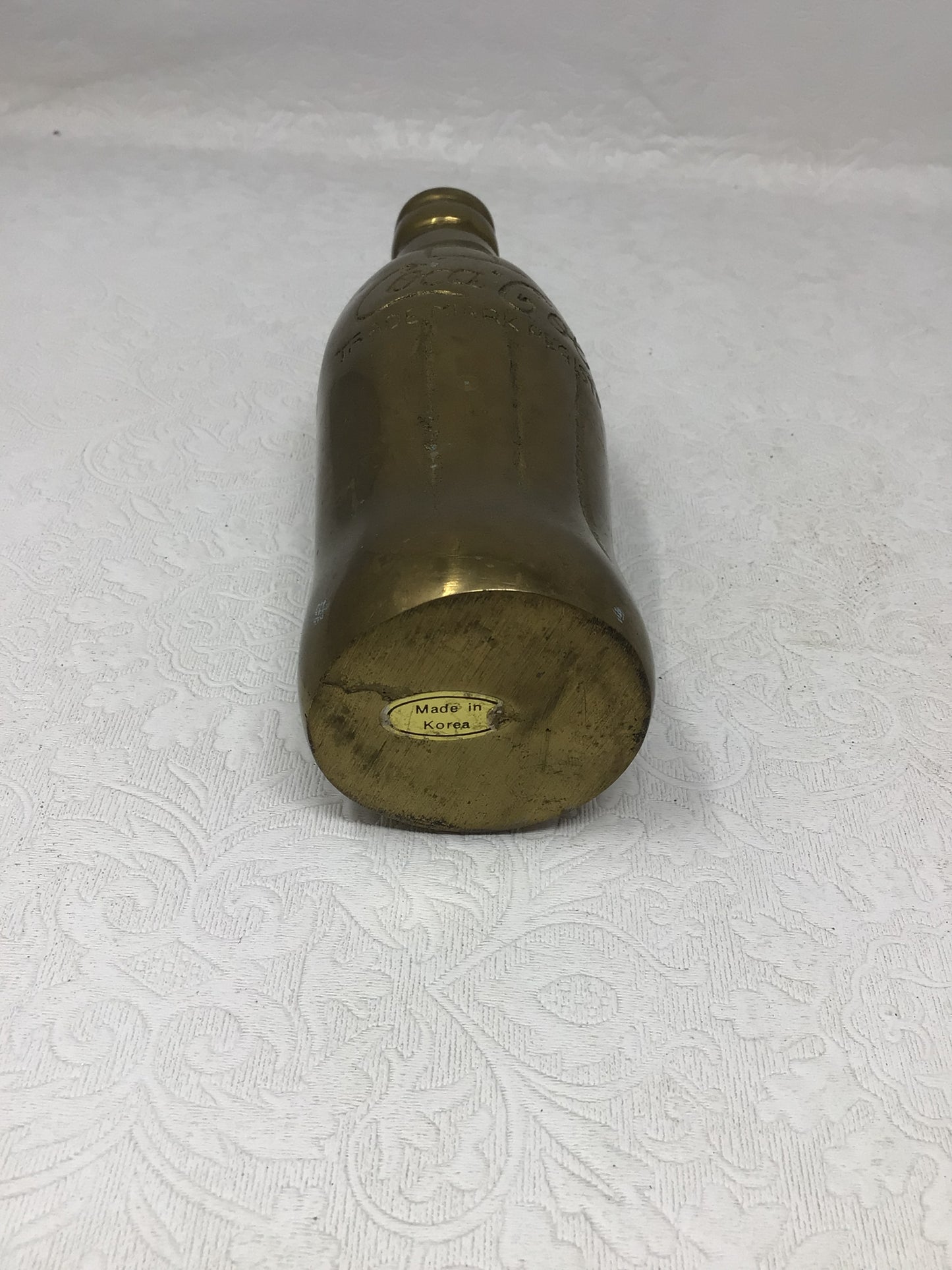 Vintage Brass Coca-Cola Bottle