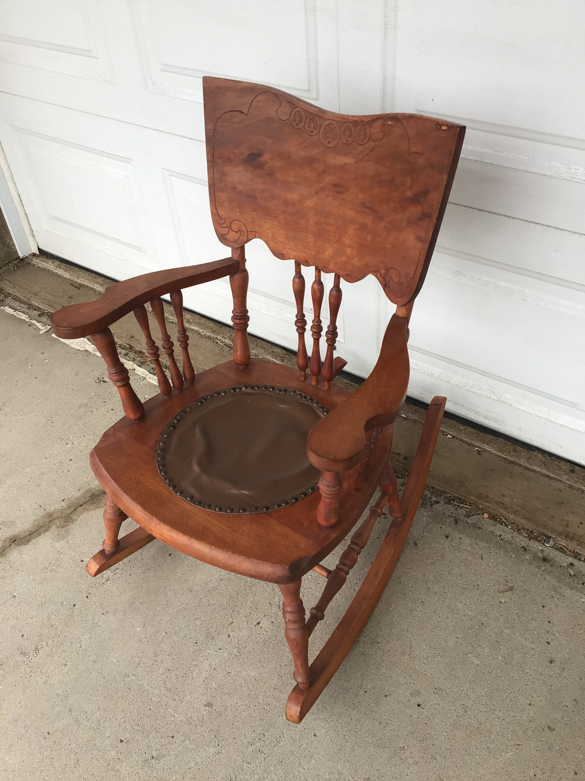 Antique Wooden Rocking Chair