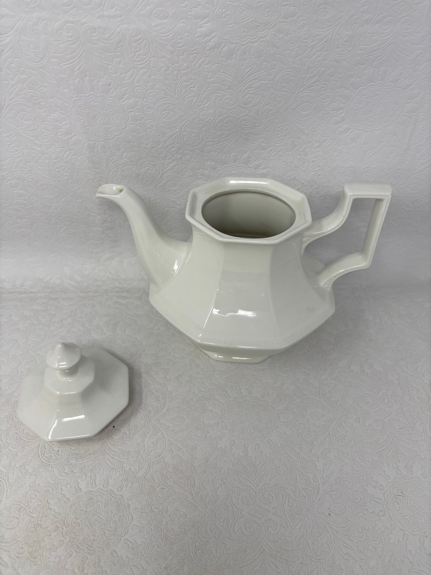Vintage Johnson Brothers Heritage White Porcelain Set of 3