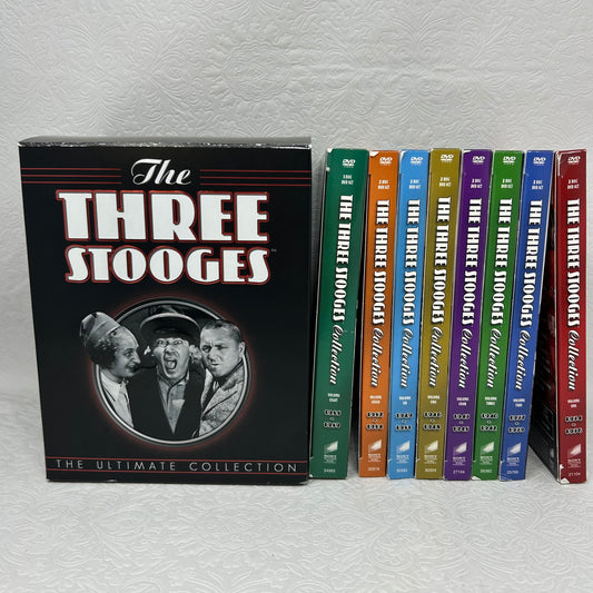 The Three Stooges 8 Piece DVD Set