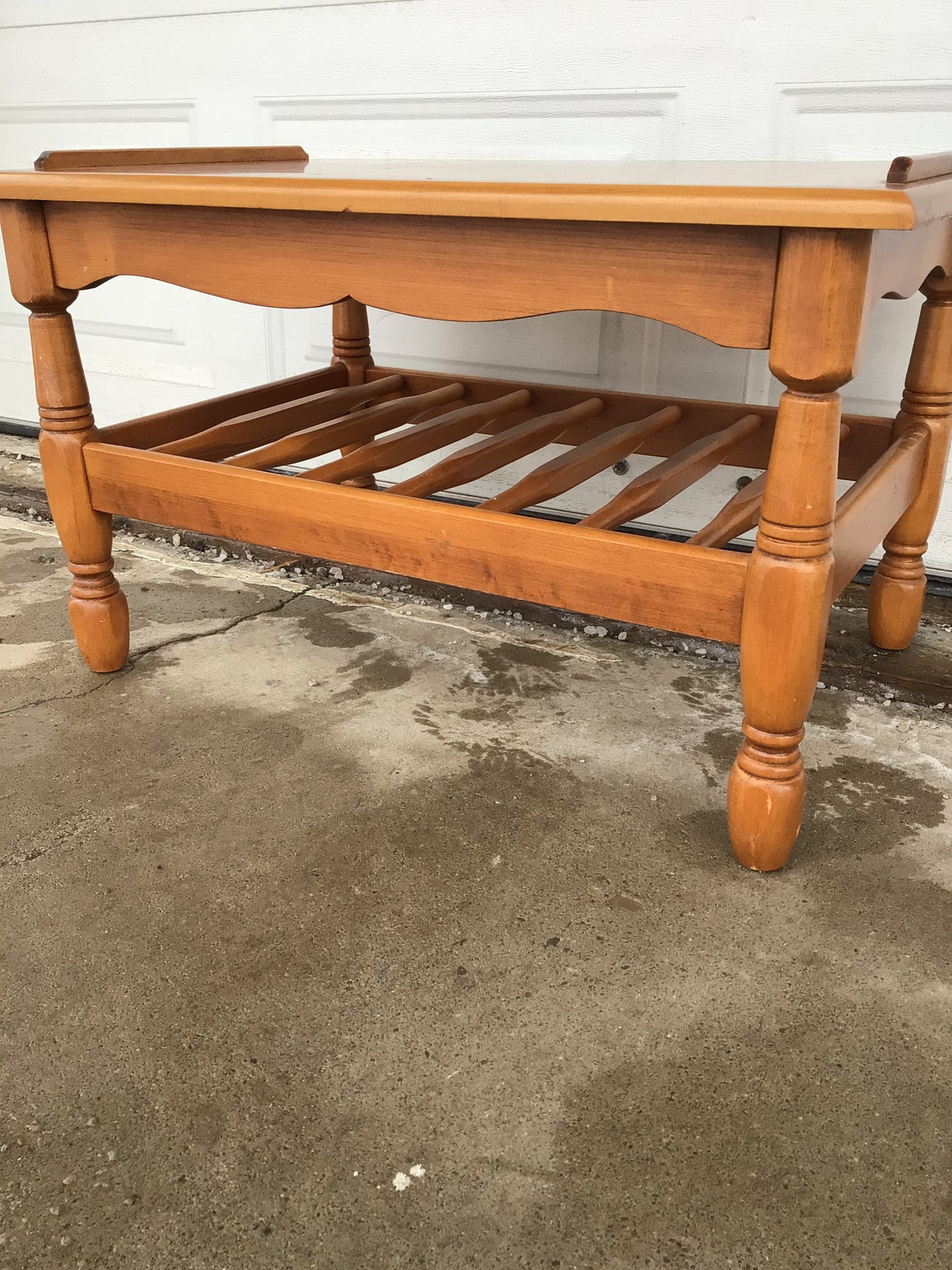 Vintage Les Meubles Roxton Quebec Coffee Table