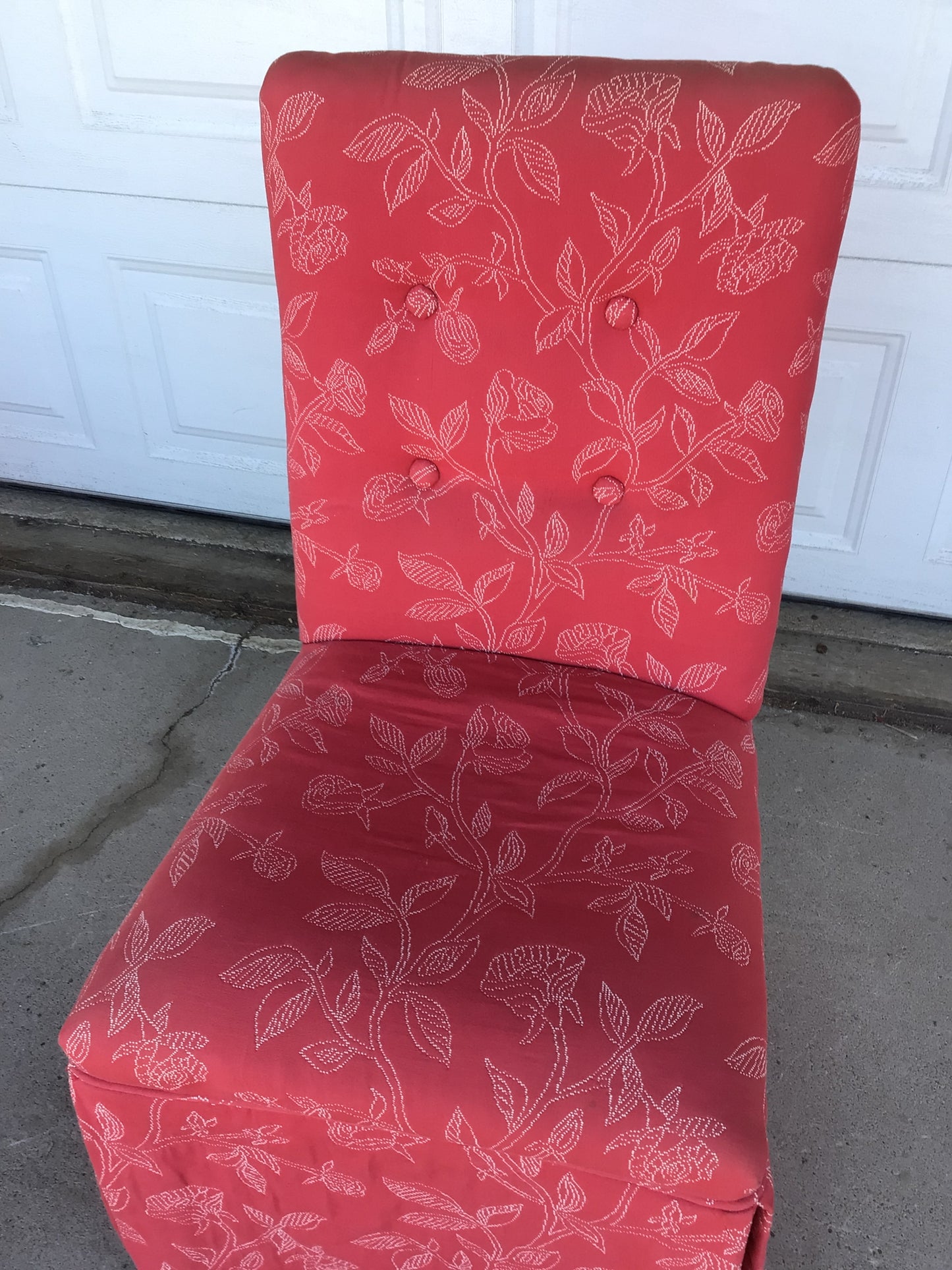 Red Slipcover Chair