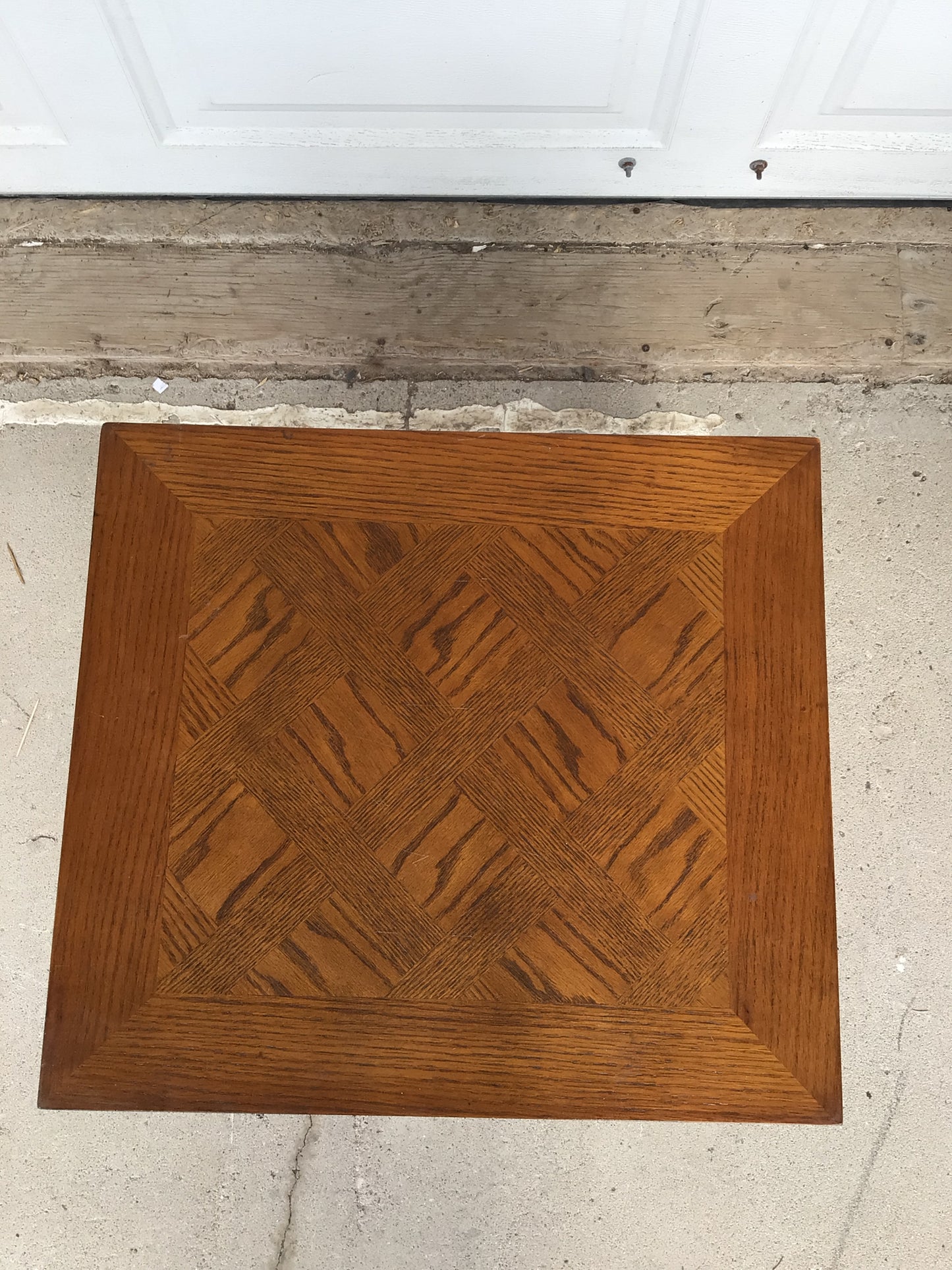 Oak End Table