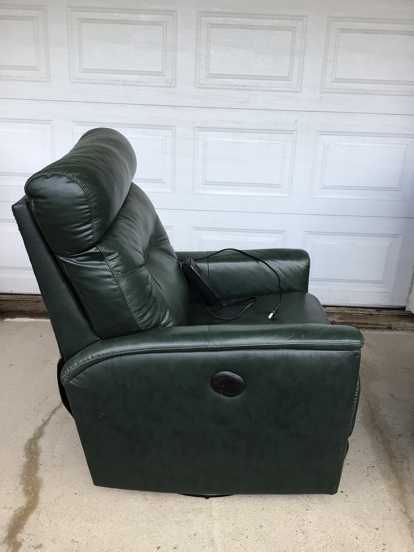 Green Electric Recliner