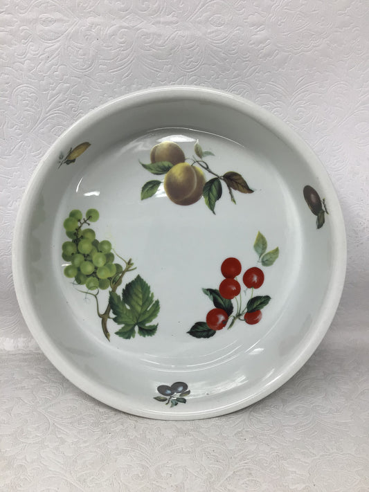 Vintage Cordon Bleu Round Stoneware Dish