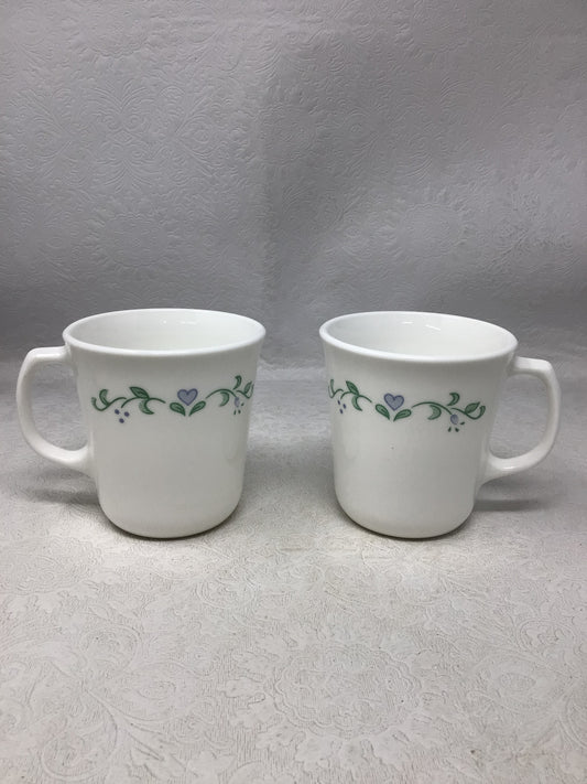 Vintage Corelle Country Cottage Corning Mugs