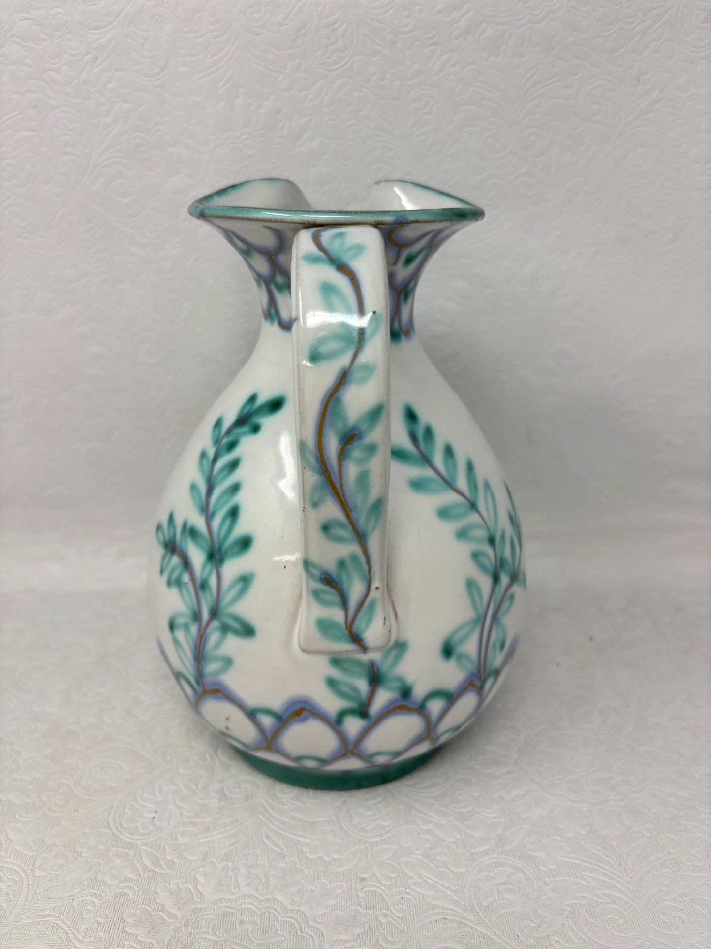 Hand Painted Italian Ceramic Pitcher