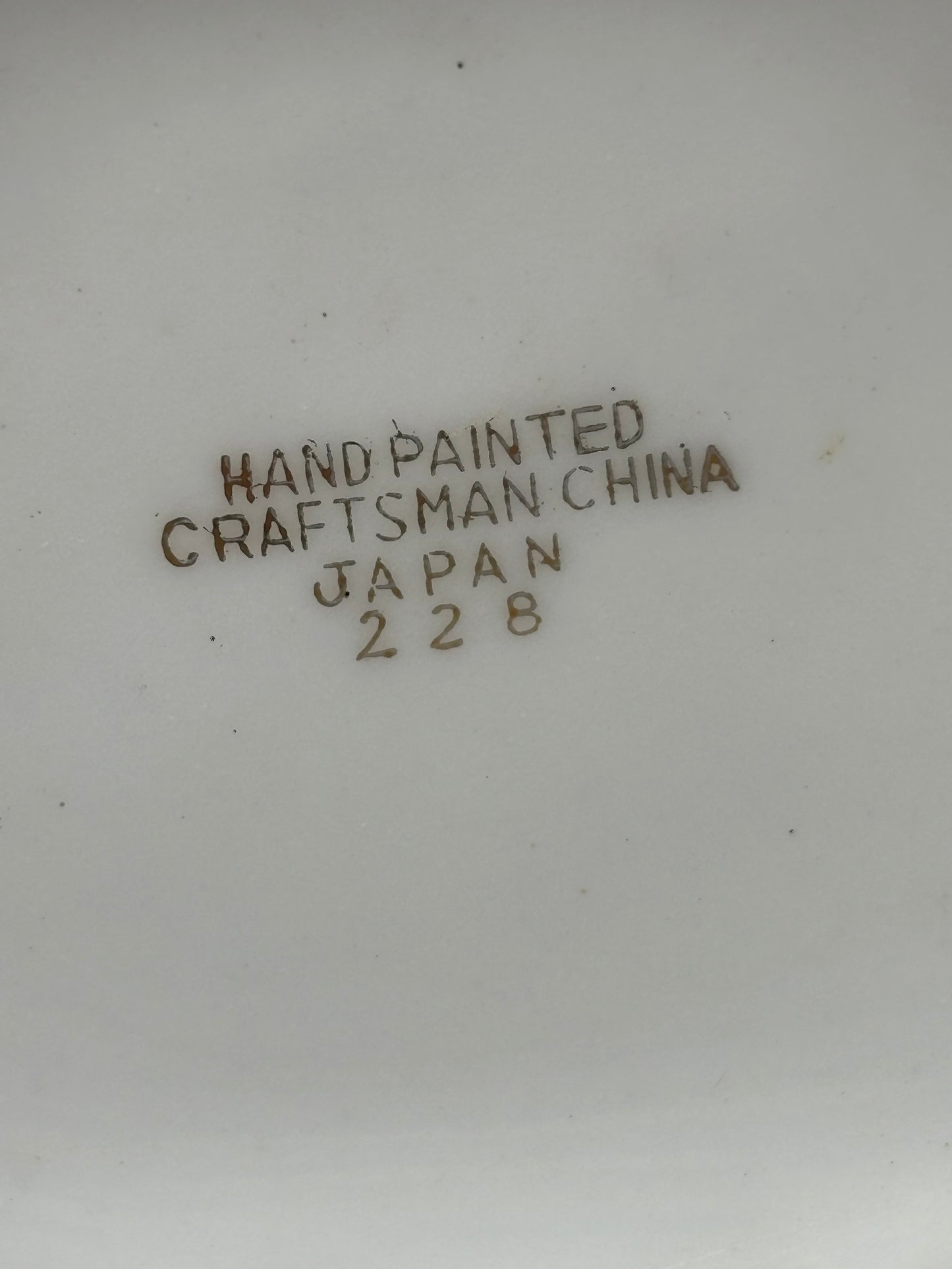 Vintage 10 Piece Craftsman China #228 Tea Set