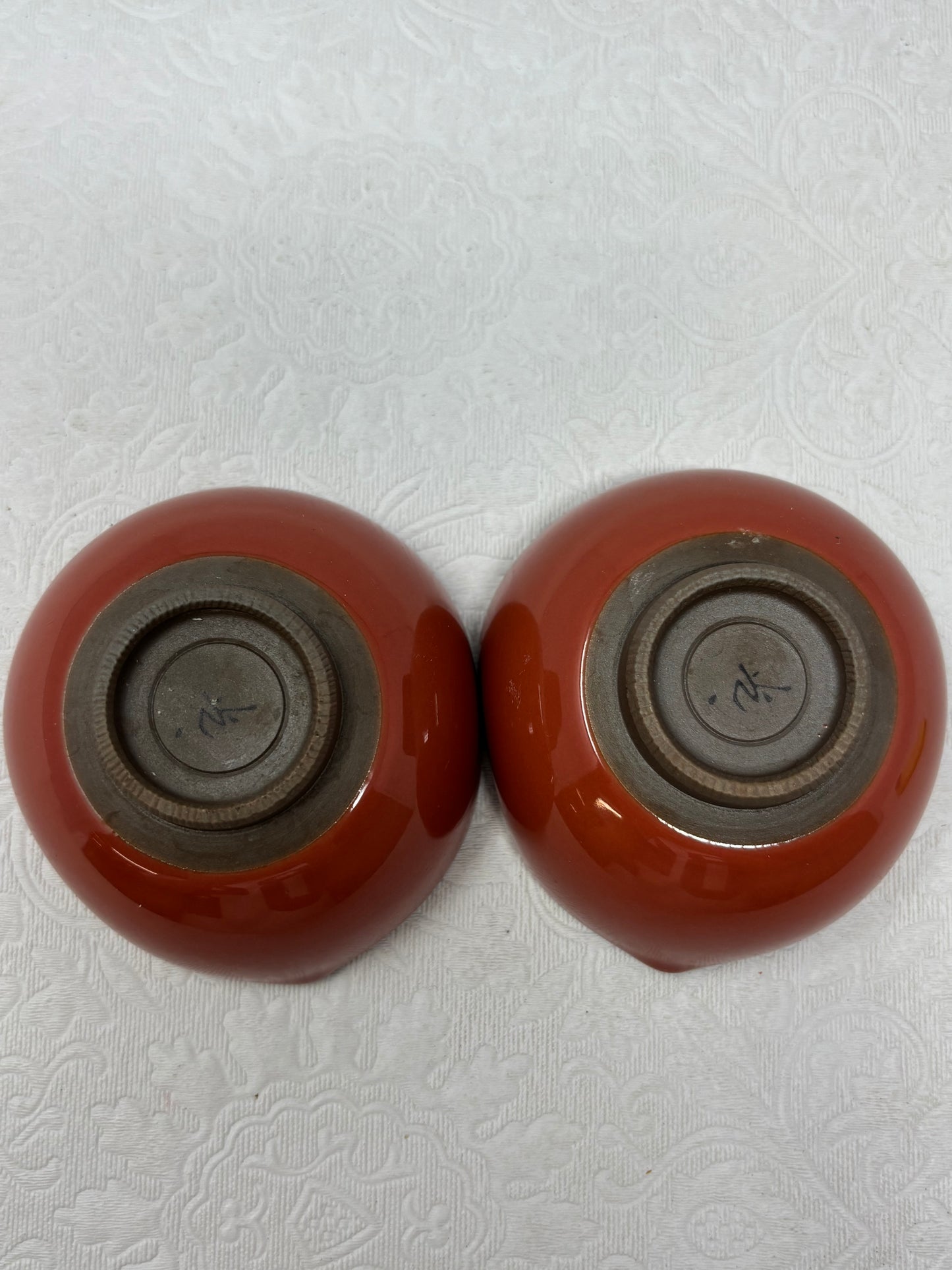 Red Lacquered Katakuchi Mini Japanese Dishes