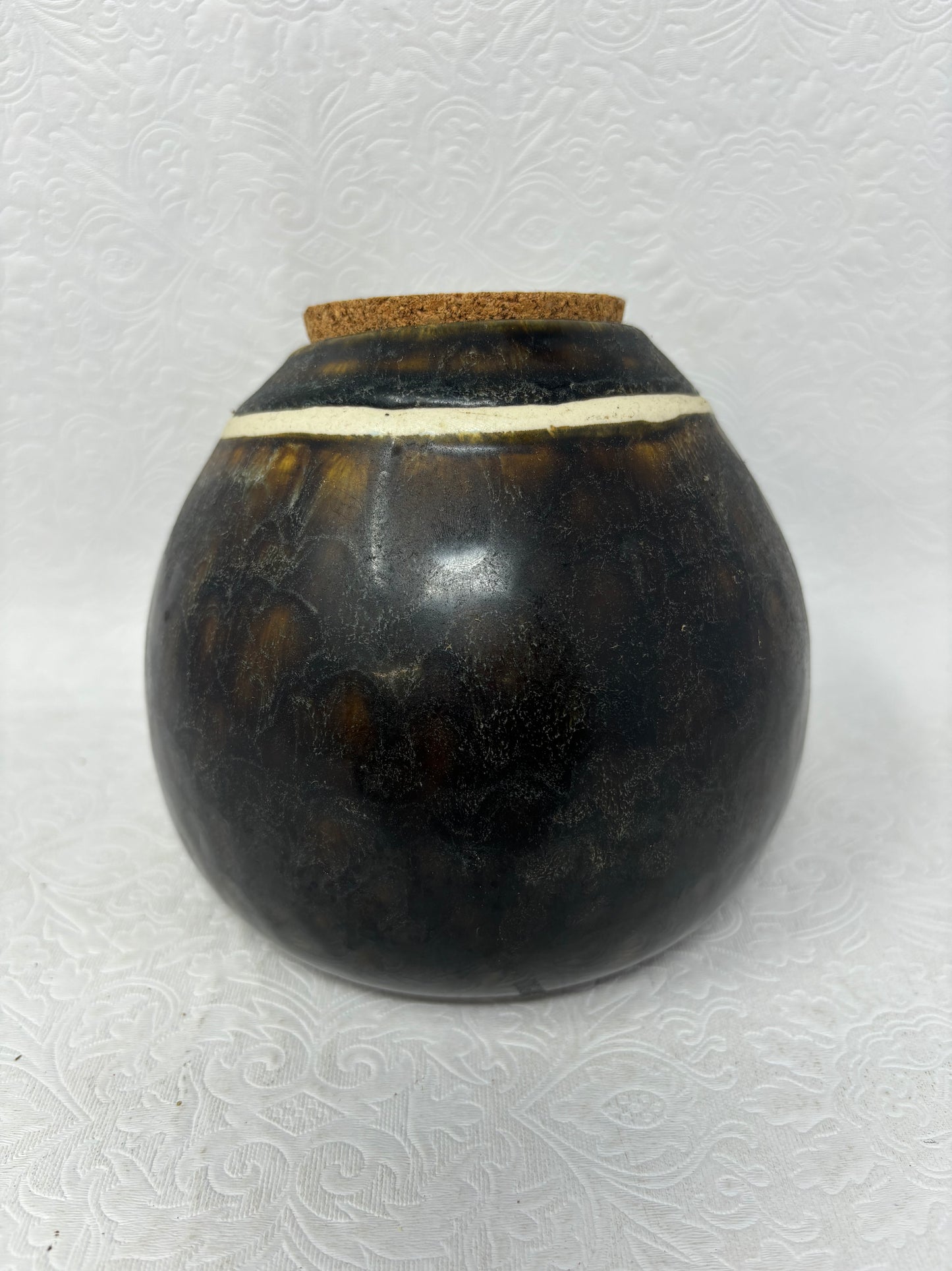 “Moms Secret Stash” Pottery Jar With Cork