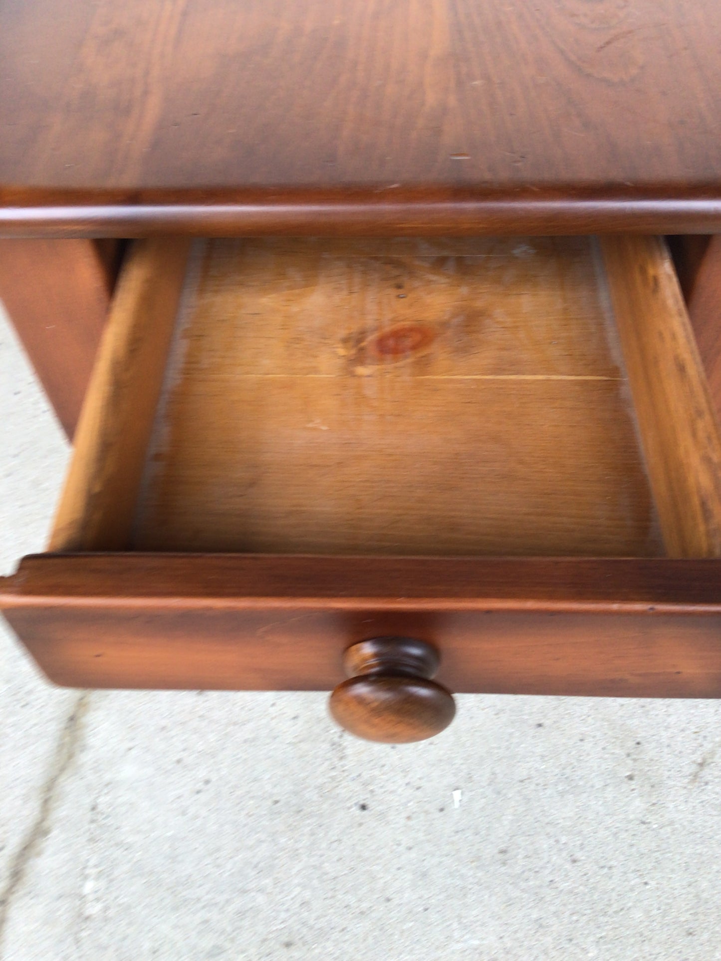 Vintage Solid Pine Side Table