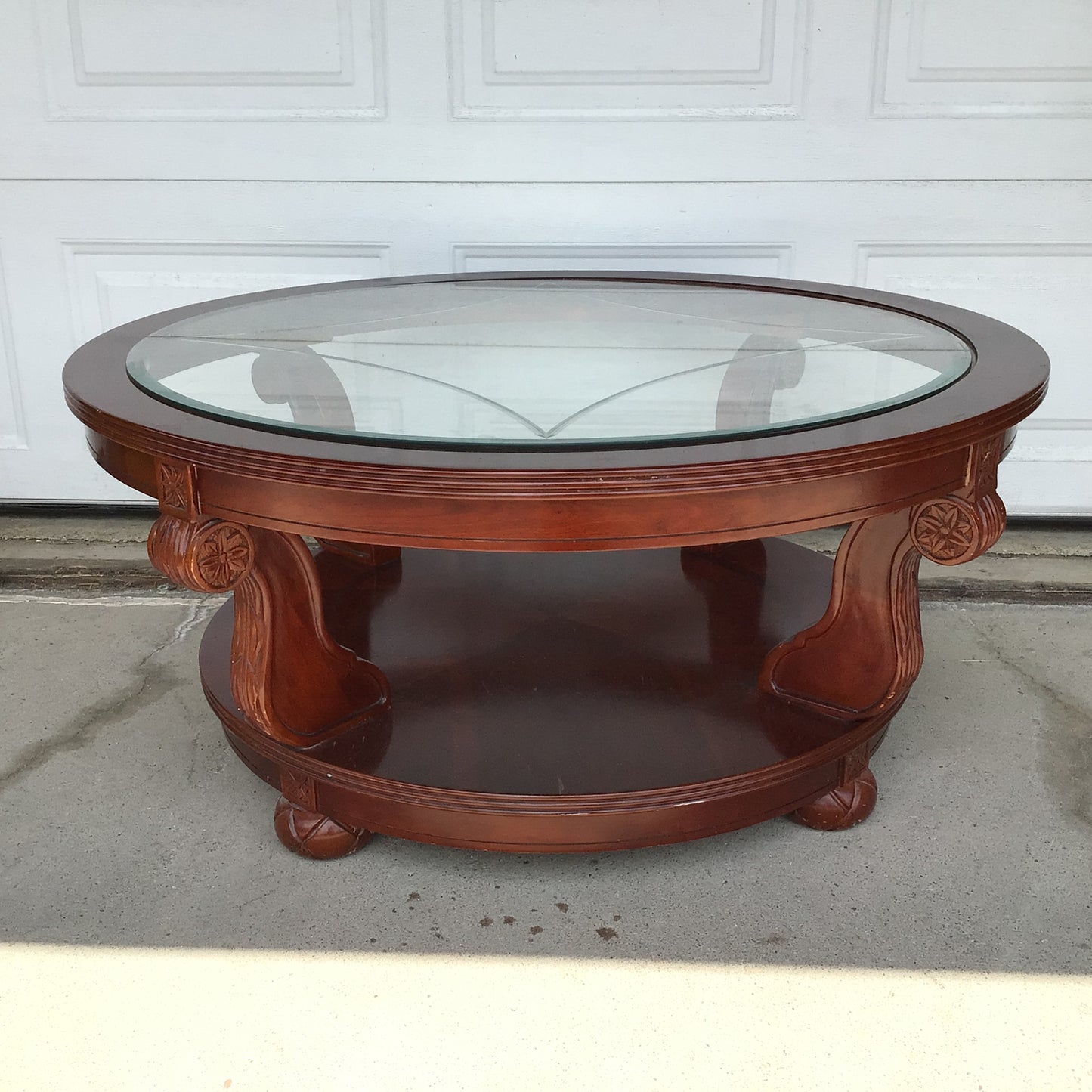 Large Round Coffee Table