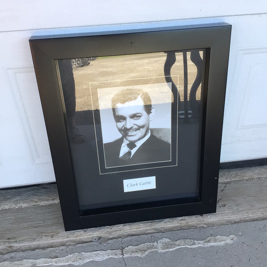 Framed and Matted Print of Clark Gable