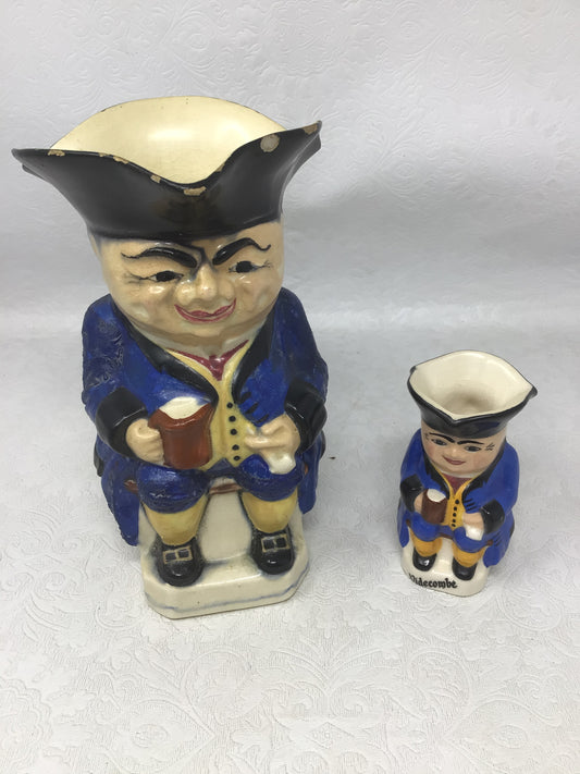 Burlington Ware’s “The Boozer” Toby Jugs, Set of 2