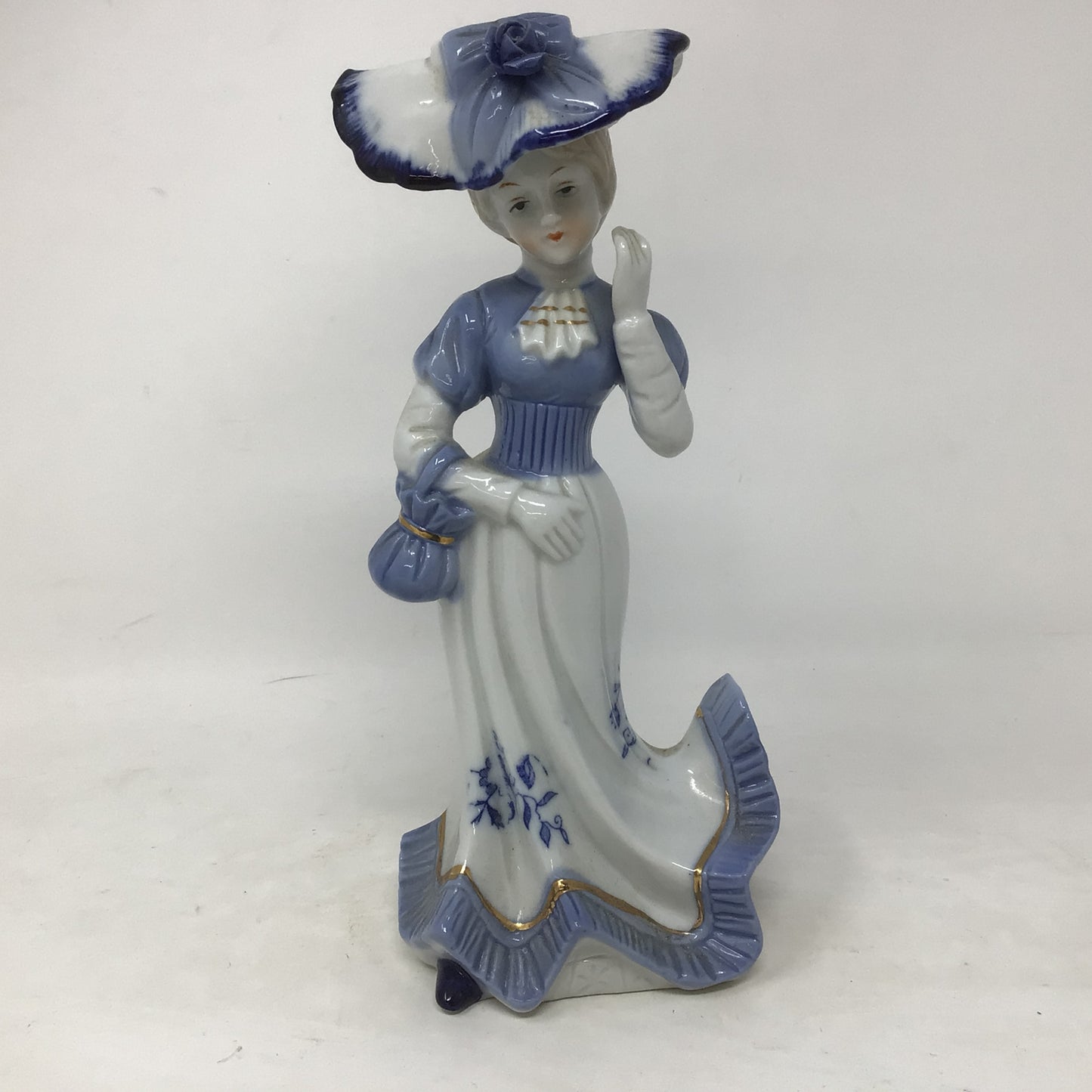 Vintage Blue & White Figurine Circa 1950’s