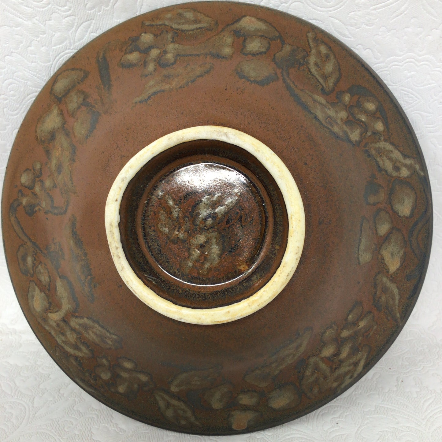 Terracotta Coloured Pottery Bowl