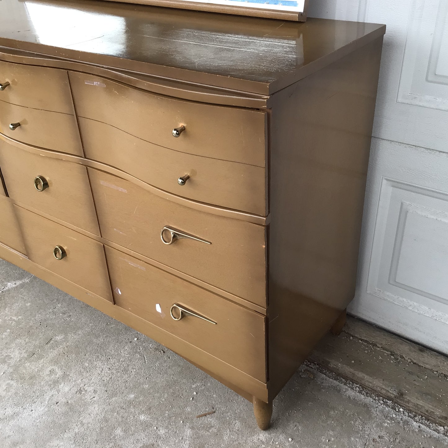 Mid Century Dresser with Mirror