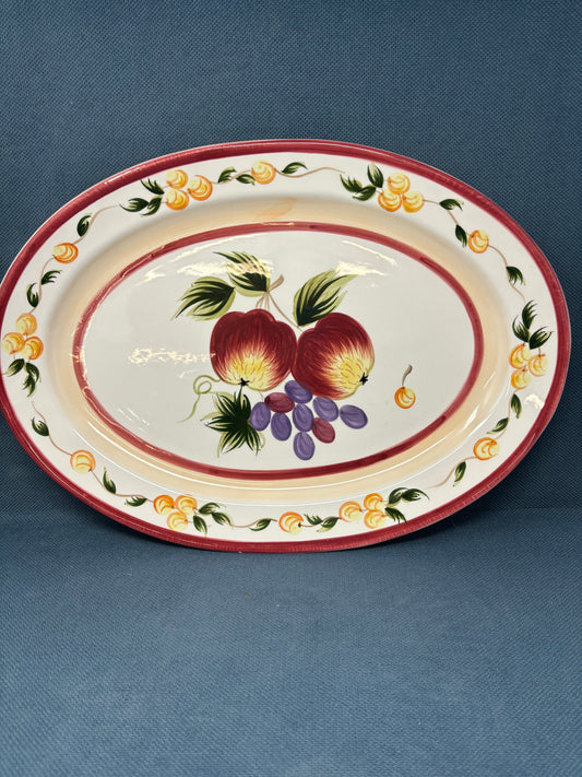 Canhome Apple And Grape Serving Platter