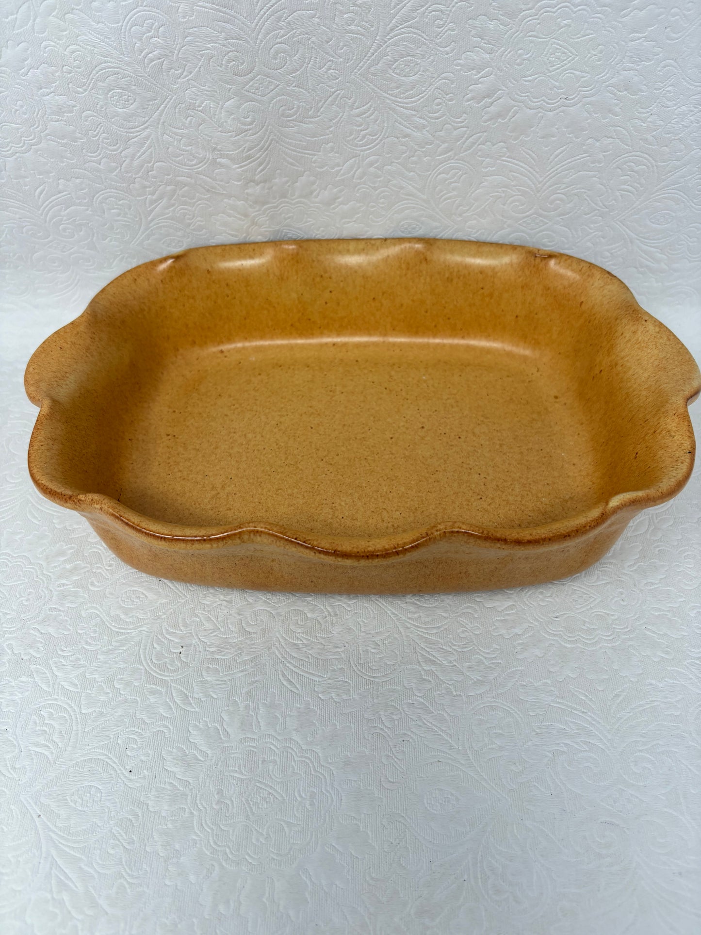 De Silva Italy Glazed Terracotta Pottery Casserole Baking Dish