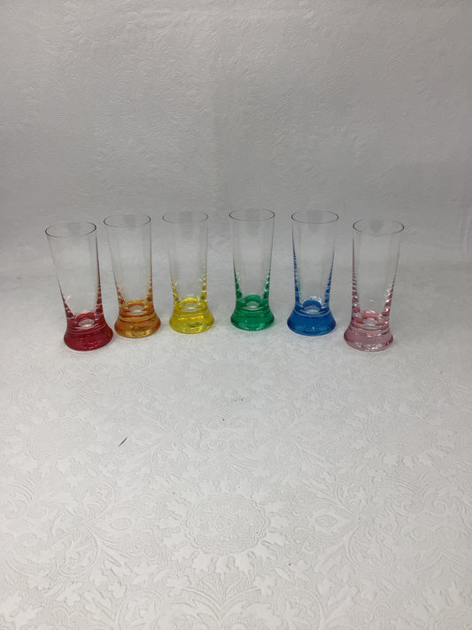 Slovakian Multicoloured Shot Glasses