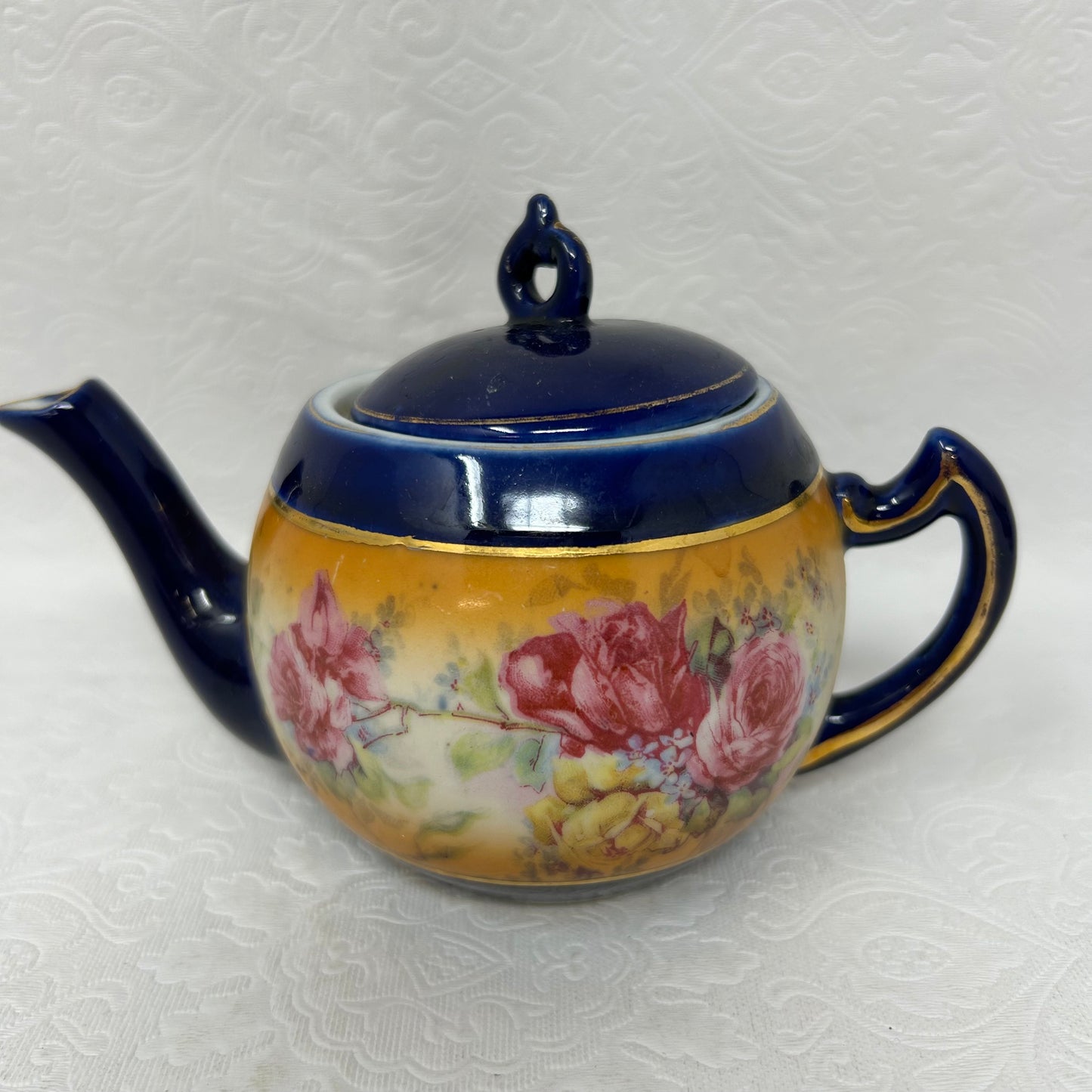 Vintage Multicolour Floral Tea Set of 14