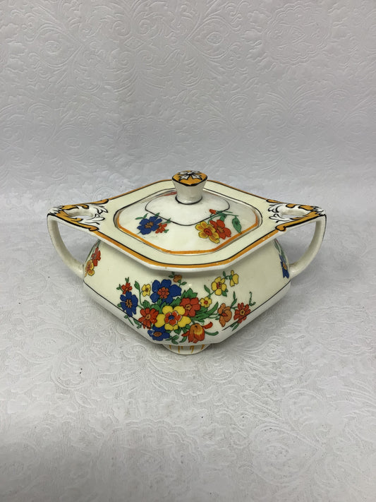 W.H. Grindley & Co. Sheraton Ivory Sugar Bowl