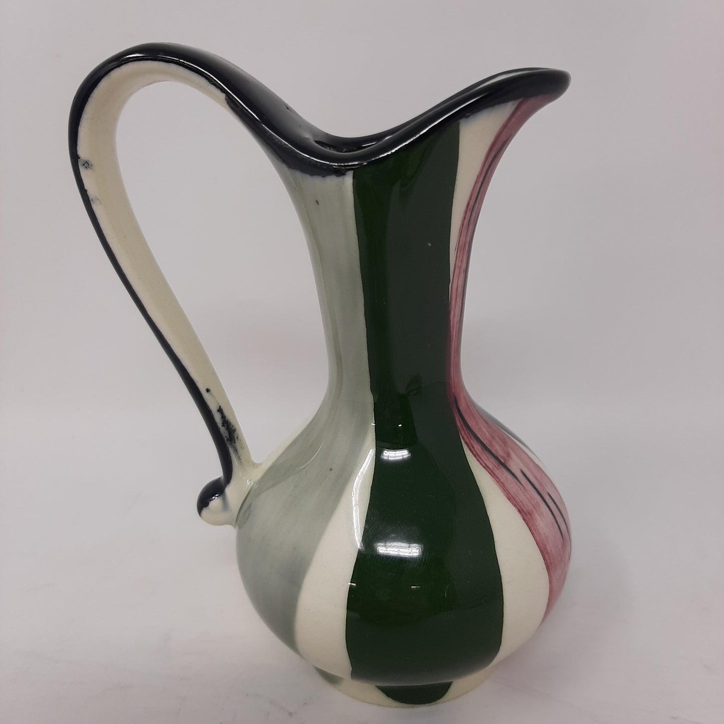 Mid Century German Ceramic Platter and Vase