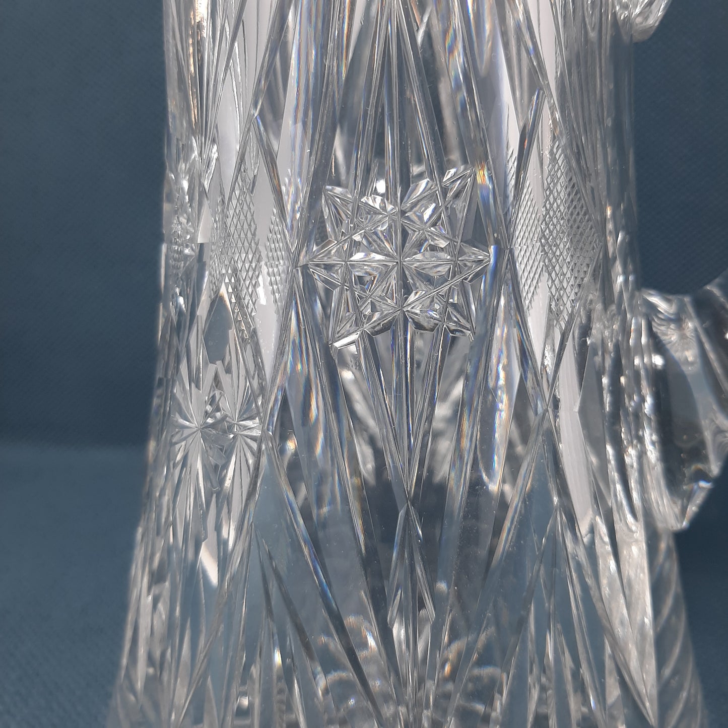 Vintage American Brilliant Glass Vase