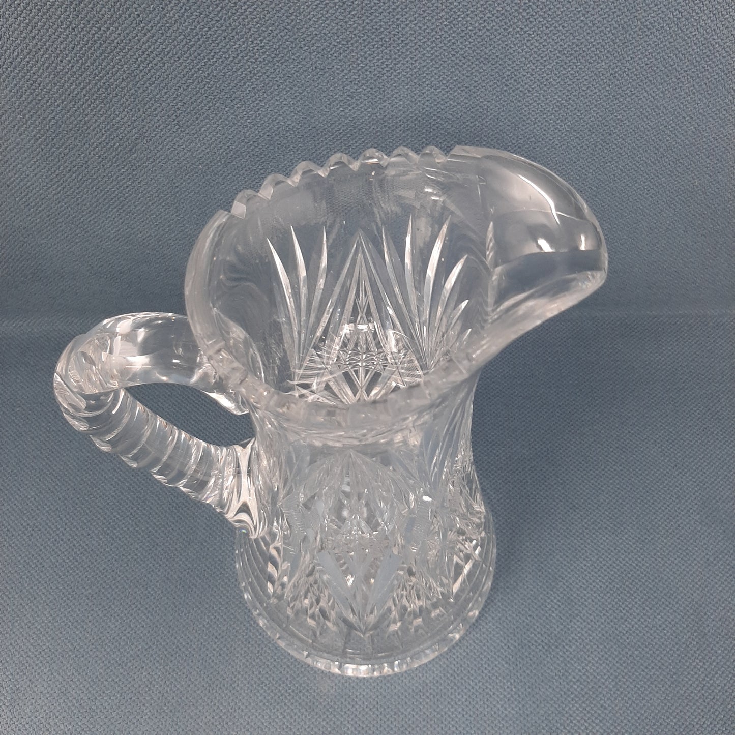 Vintage American Brilliant Glass Vase