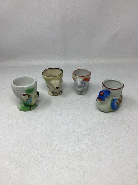 Collection of Vintage Japanese Egg Cups